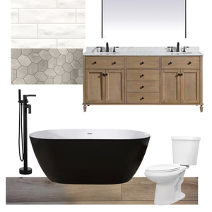 Client Vision Boards for Bathroom Remodel