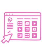 Pantalla de Edpuzzle mostrando opciones de contenido educativo como videos, cuestionarios y lecciones listas.