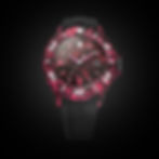 Pink carbon dive watch