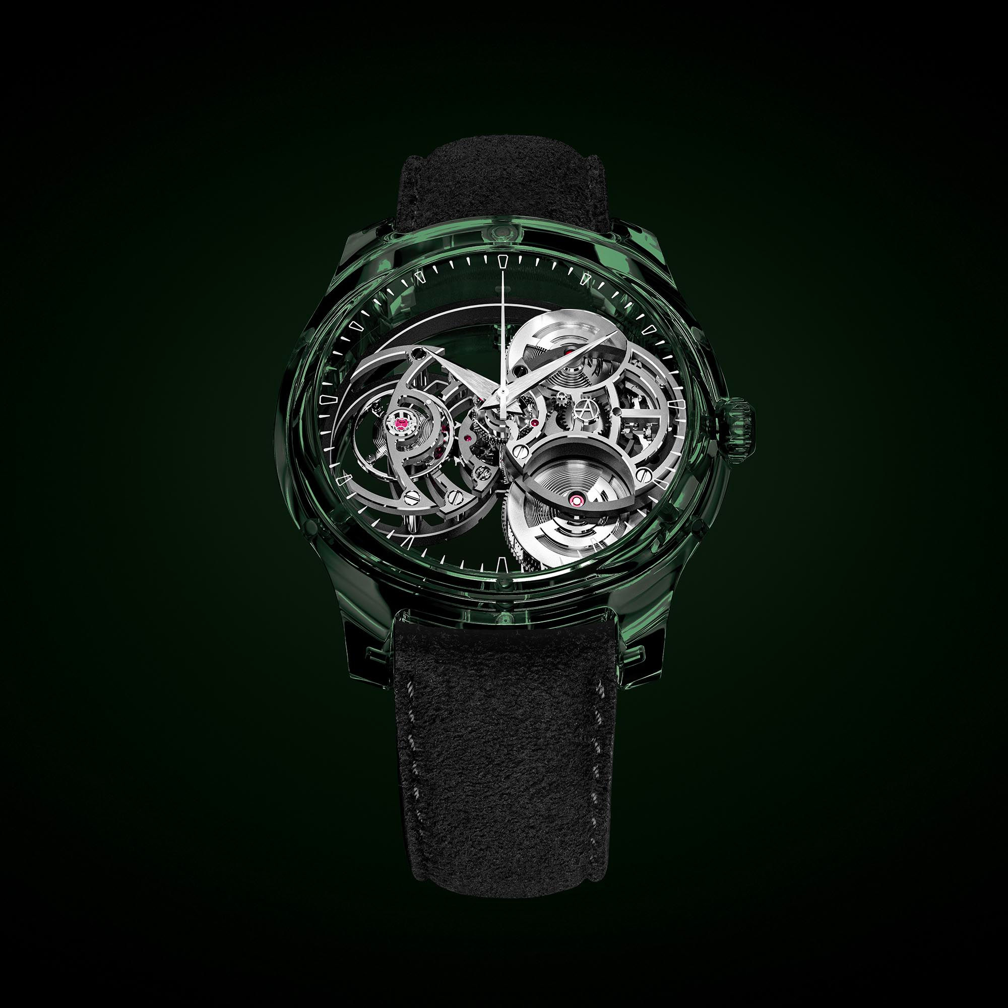 color-shifting case watch