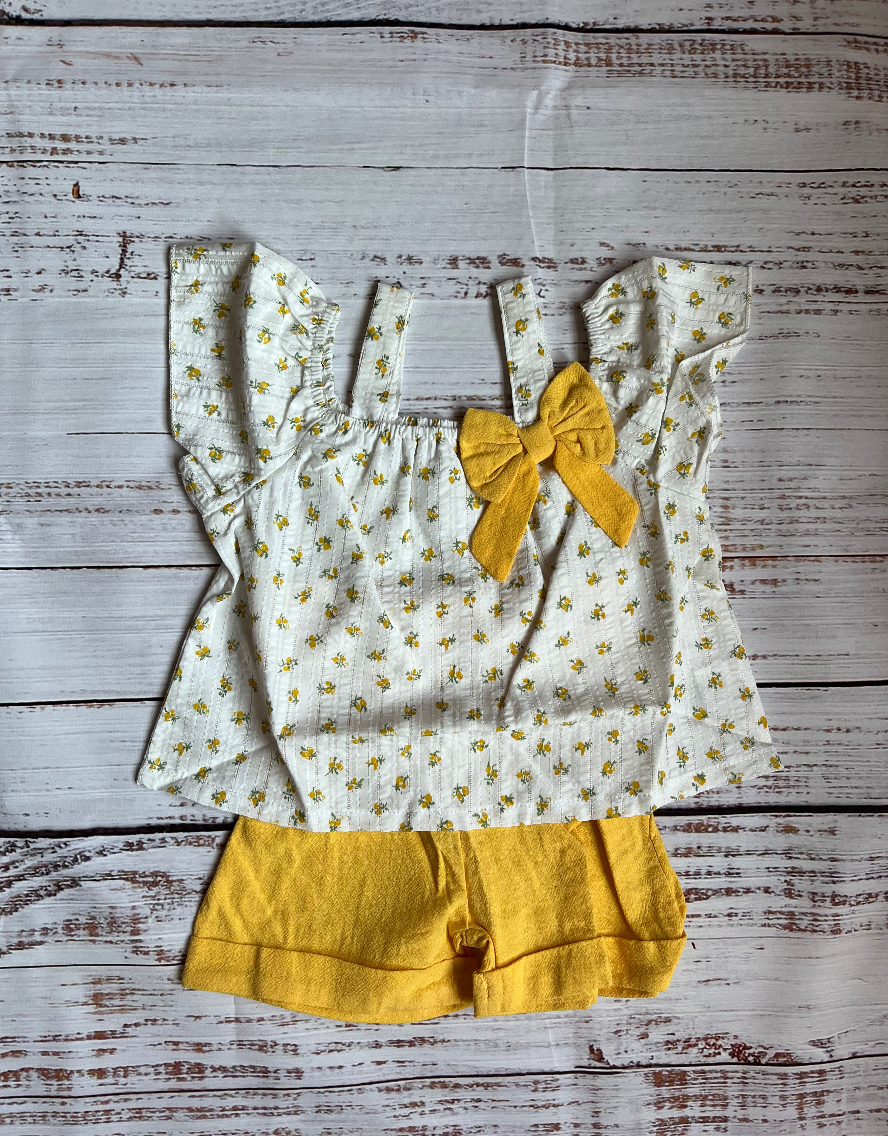 Yellow Flower Outfit (12-18 months)