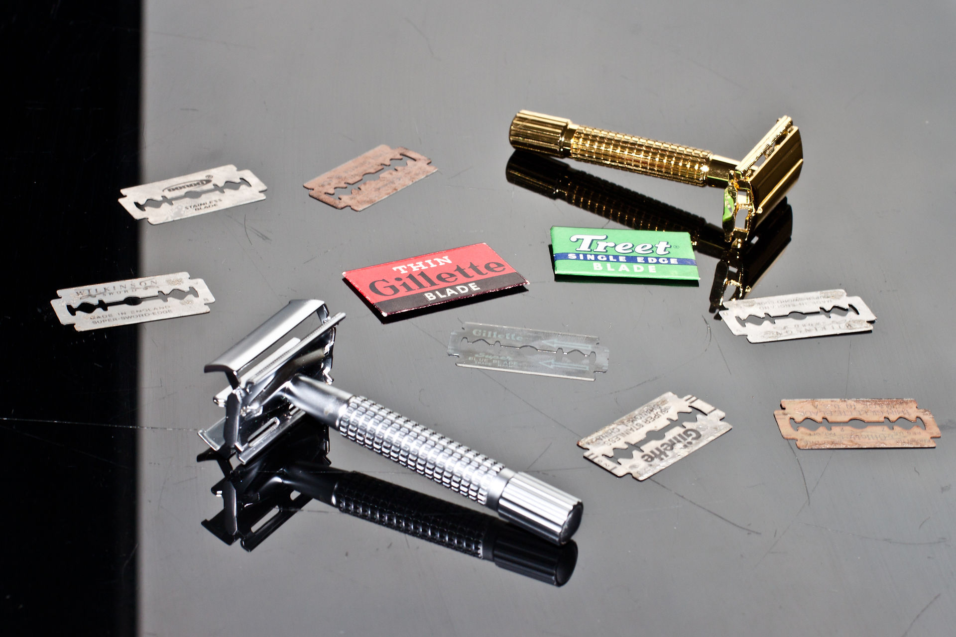 Safety razor butterfly open-9685