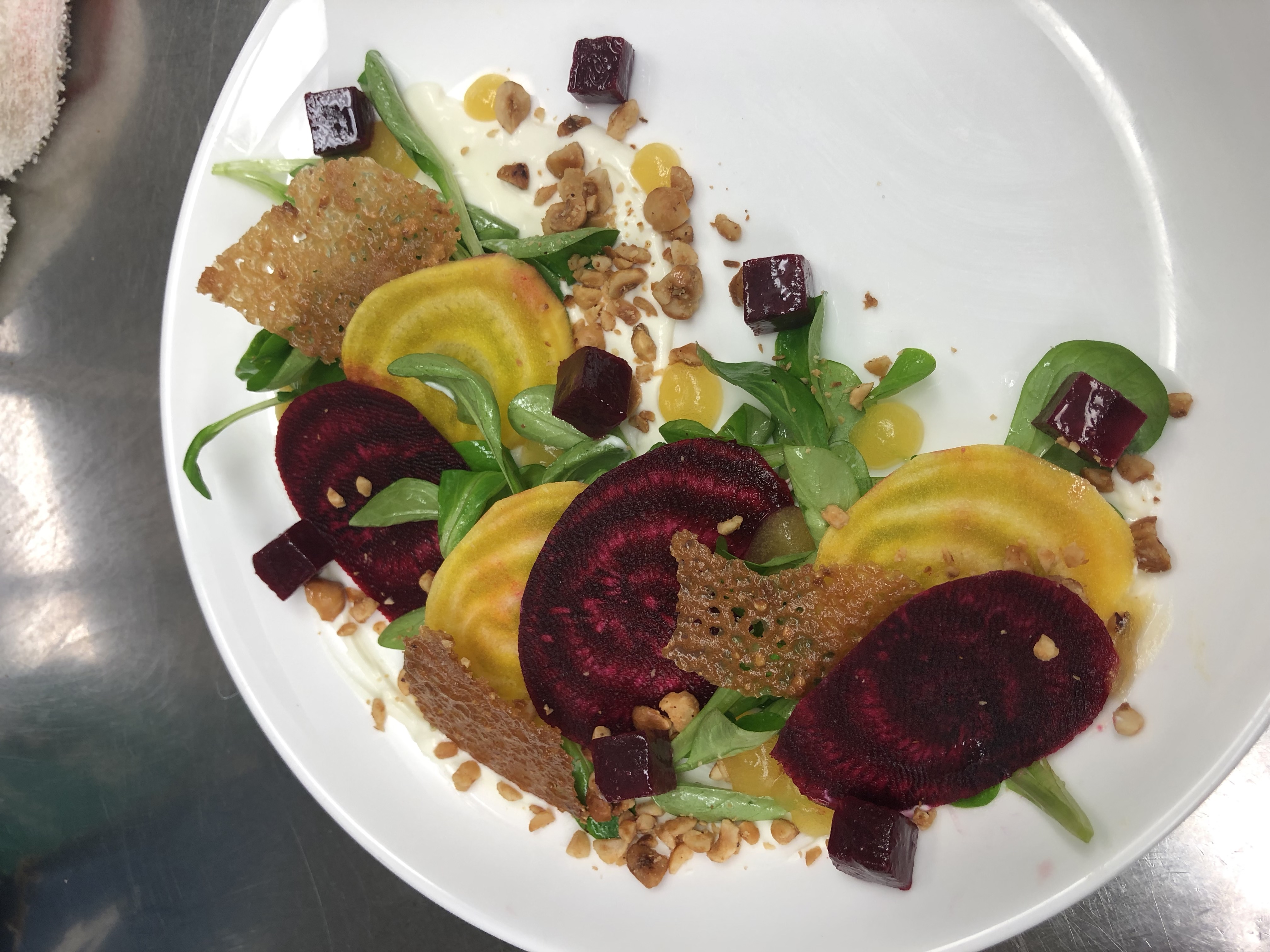 Goat Cheese and Beets salad