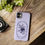 Thumbnail: Elderberry Flower Slim Phone Case - Aesthetic Purple Minimalist Line Art