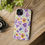 Thumbnail: Eco-Friendly Pansy Flowers Phone Case -  Compostable Case, Biodegradable Case