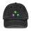 Thumbnail: Little Flowers Vintage Cap -- Embroidered Three Flowers Hat, Floral Baseball Cap