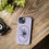 Thumbnail: Elderberry Flower Slim Phone Case - Aesthetic Purple Minimalist Line Art