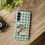 Thumbnail: Aesthetic Herb-Themed Collage Phone Case with Green Gingham Background