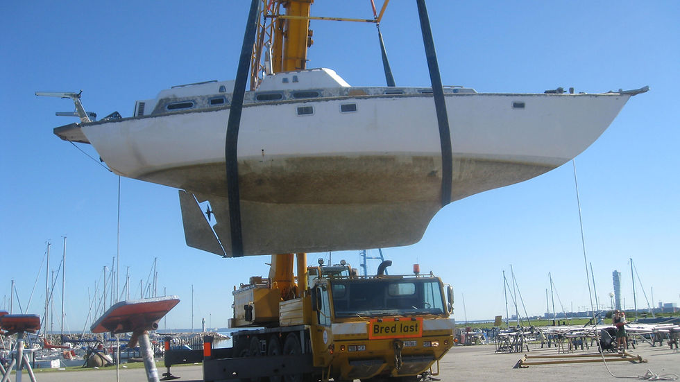 Hilda's 43-foot yacht in Lagunen, Malmö, Sweden