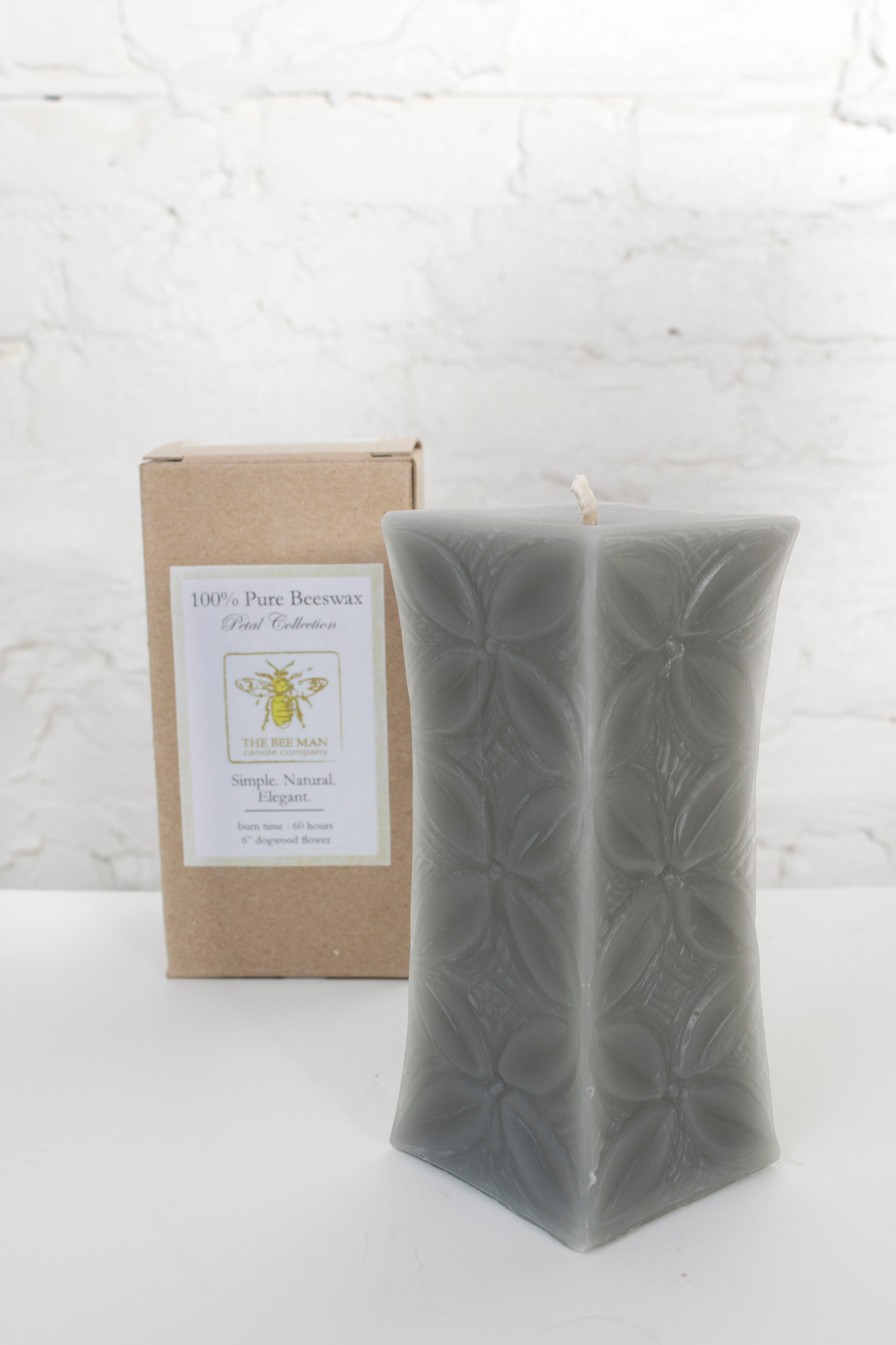 6" Square Petal Pillar