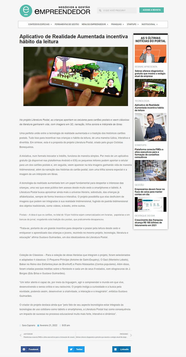 Ciclistas Bonequeiros - Literatura Postal - Empreendedor.com - 21.02.jpg