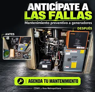 Mantenimiento Preventivo y Correctivo de Generadores Diésel