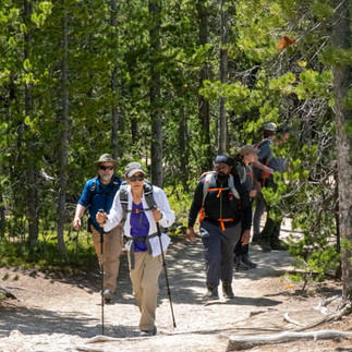 The GodTreks Adventure Club of Judah Christian School, hiking around Jenny Lake