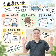 交通事故のあと、受診時に伝えたいことを整理する|状況をメモして落ち着いて相談するために