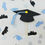 Thumbnail: Graduation Cap and Diploma Cupcake Toppers - Can be Customized with School Color