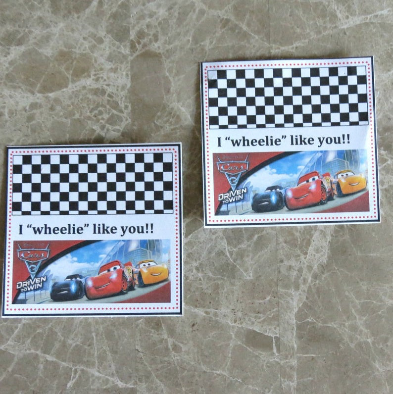 Thumbnail: Cars Party Large Lot of Tableware Signs (Tools-silverware, Air Bags-Cotton candy