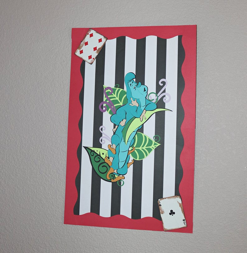 Thumbnail: Alice in Wonderland Tea Party Wall Decor Cheshire Cat Mad Hatter Tea Party Decor