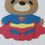 Thumbnail: Superman Bear Child's Room Wall Decor Super Hero Bear Hand Made OOAK Custom