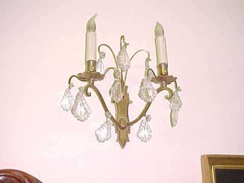 Bronze sconces with crystals.JPG