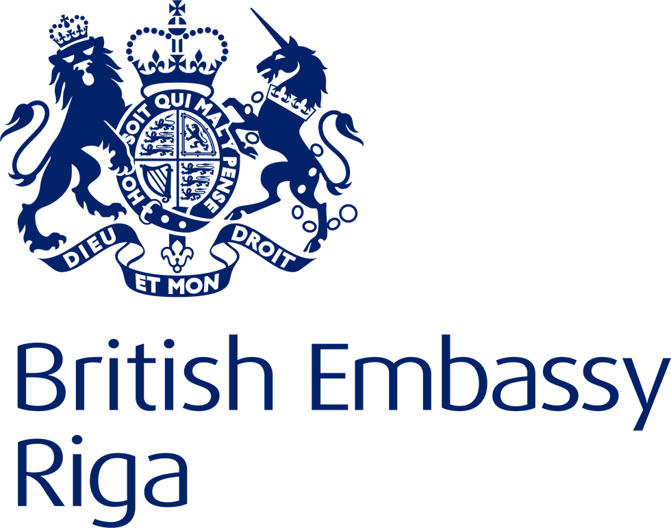 British Embassy Riga logo