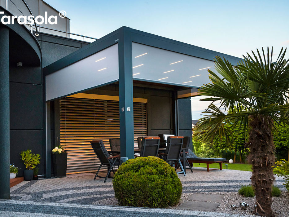 Terasola pergolos – automatinės pavėsinės – modernūs ir funkcionalūs lauko erdvės sprendimai, suteikiantys neprilygstamą komfortą ištisus metus.