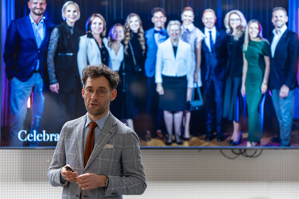 The Annual Meeting of the BMI Alumni Executive Club was an opportunity to reflect on the past year’s achievements. Mantas Marčiulaitis, Chairman of the BMI Alumni Executive Club Council, and Rytis Valunas, Club President, highlighted the key events of 2024.