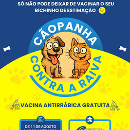 Secretaria de Saúde inicia campanha de vacinação contra a raiva em Itajubá