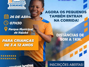 3ª Corrida SIMMMEI: Corrida Kids