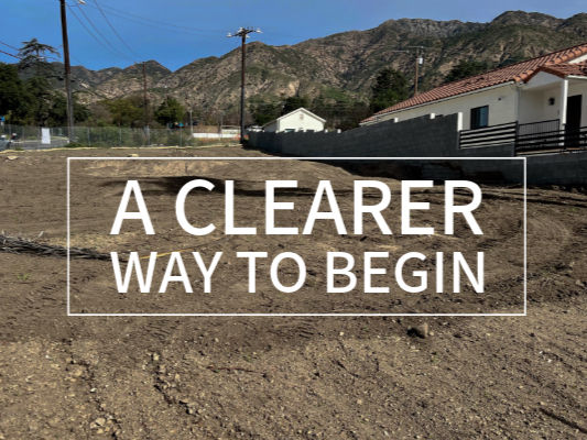 Graphic for Altadena homeowners about where to begin rebuilding with Remington Rebuilds