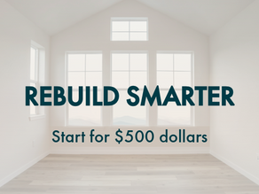 A Smarter First Step to Rebuilding: Start for $500