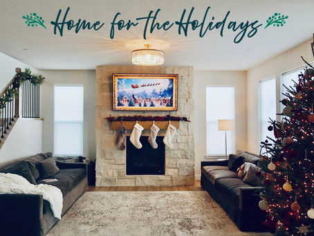Holiday decorated model home by Remington Homes in Colorado