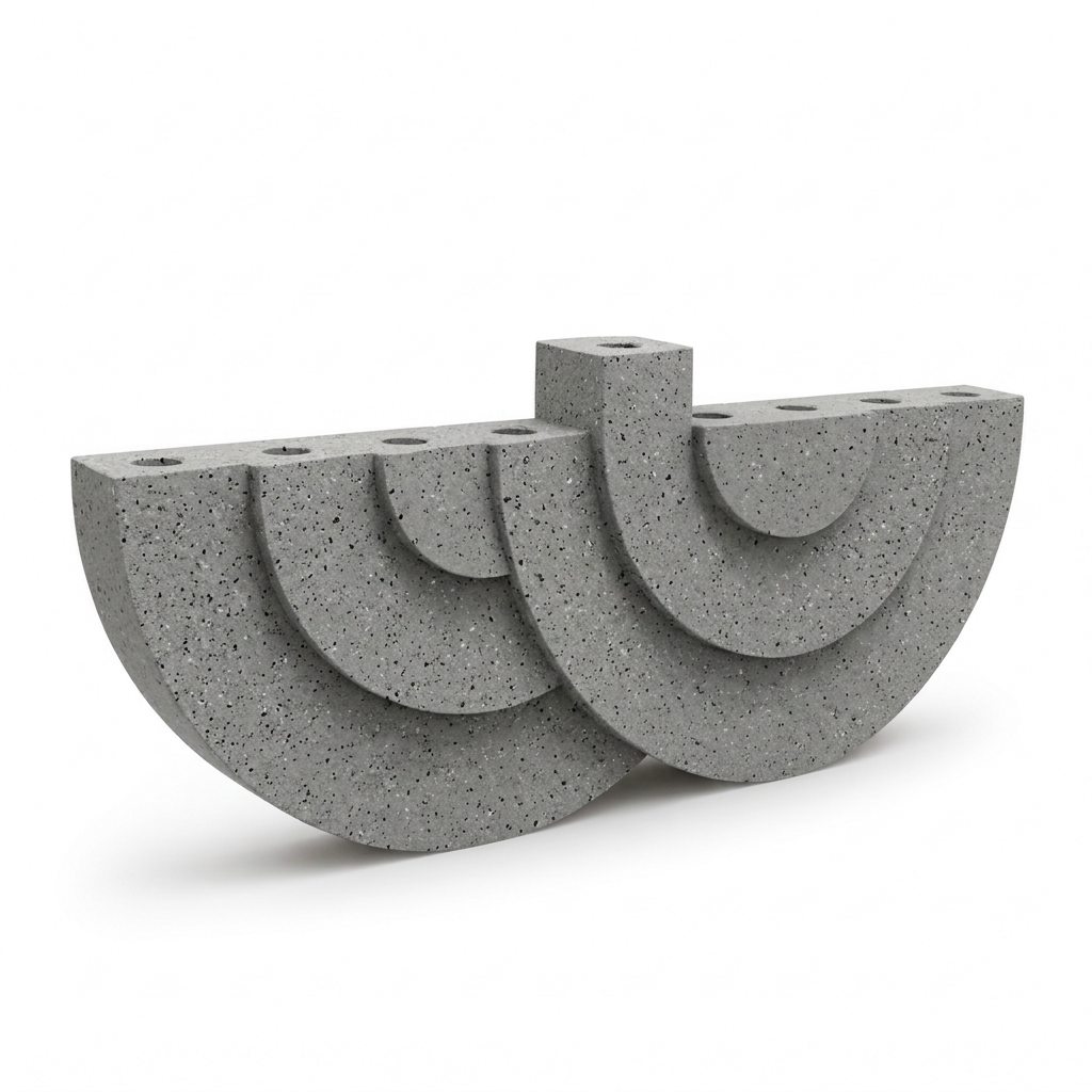 חנוכיית Stone Gray