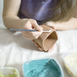Pottery Painting Process