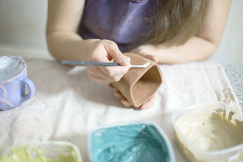 Pottery Painting Process