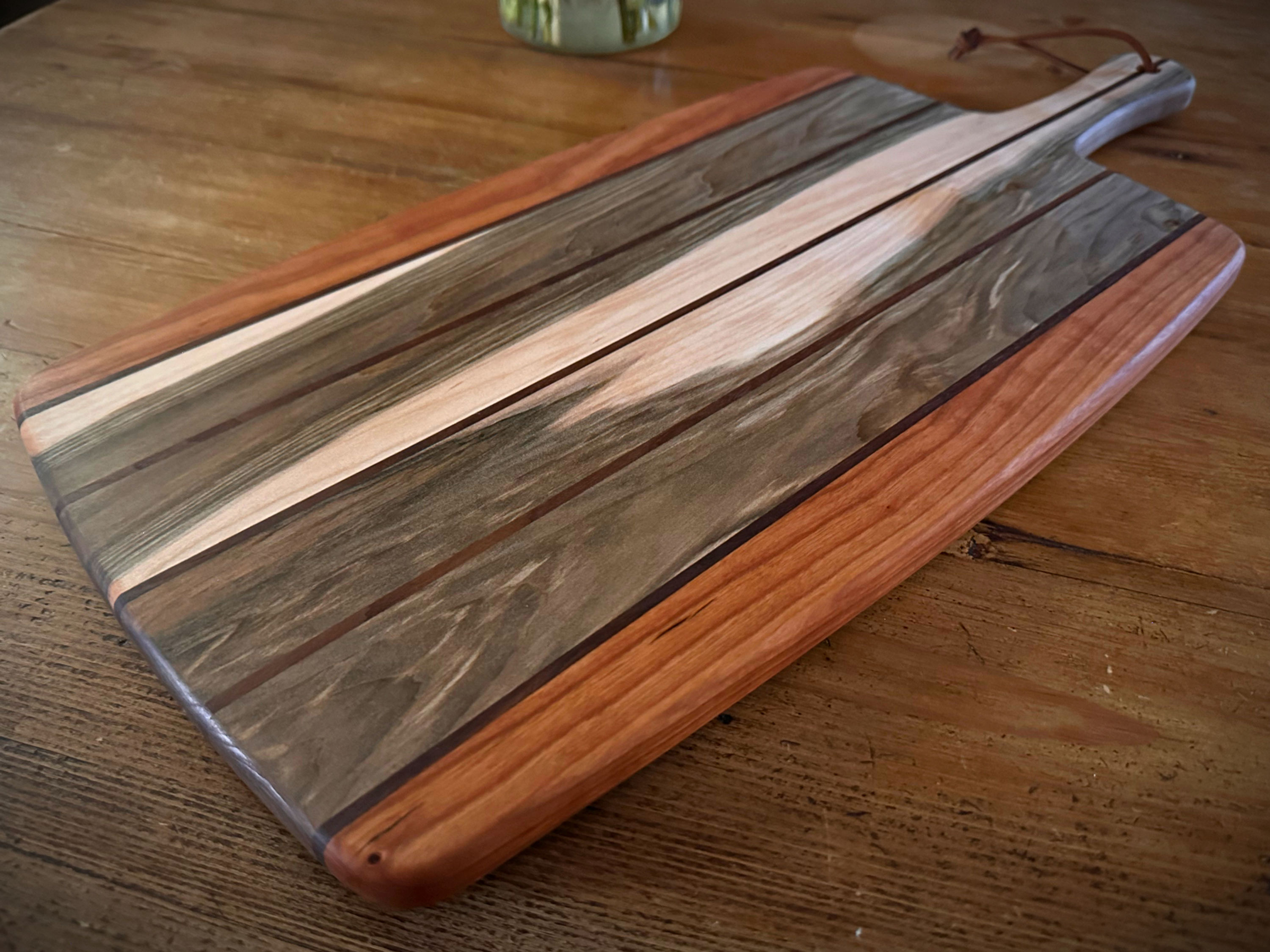 Premium Large Charcuterie Board - Ghost Maple / Cherry