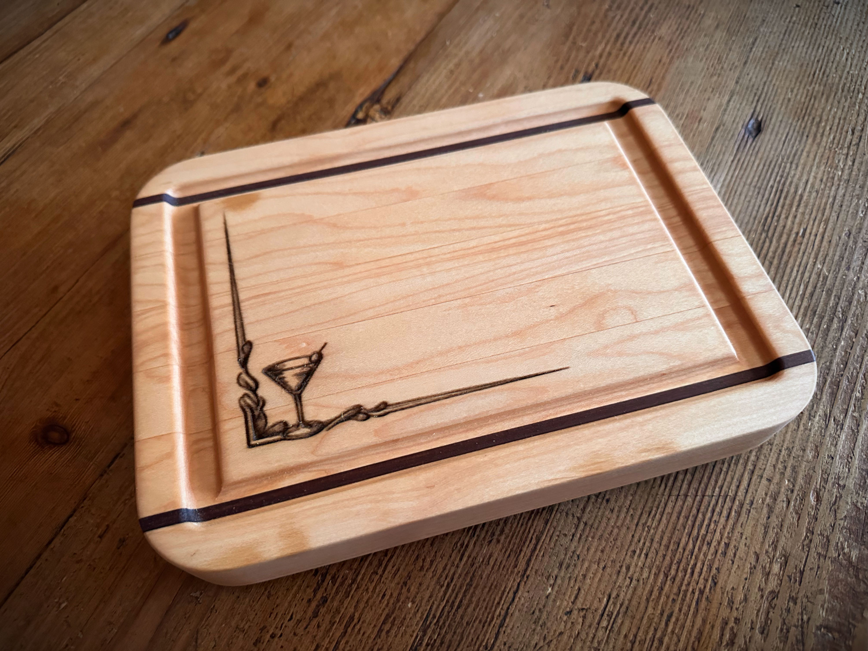 Cocktail/Garnish Cutting Board (Maple)