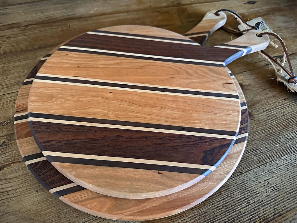 Thumbnail: 12" Circular Charcuterie Platter - Sapele