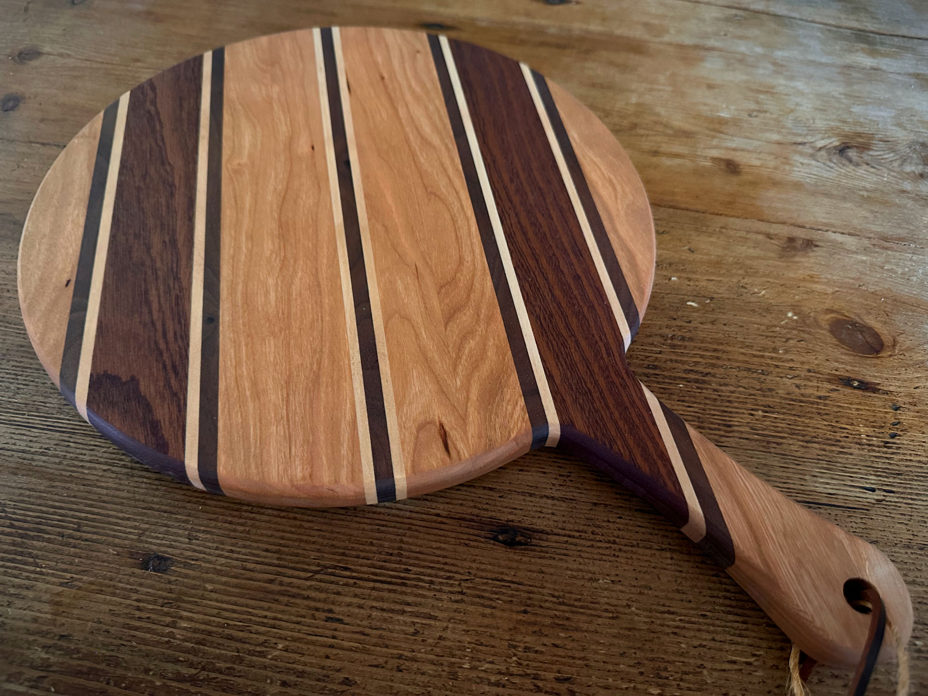 12" Circular Charcuterie Platter - Sapele