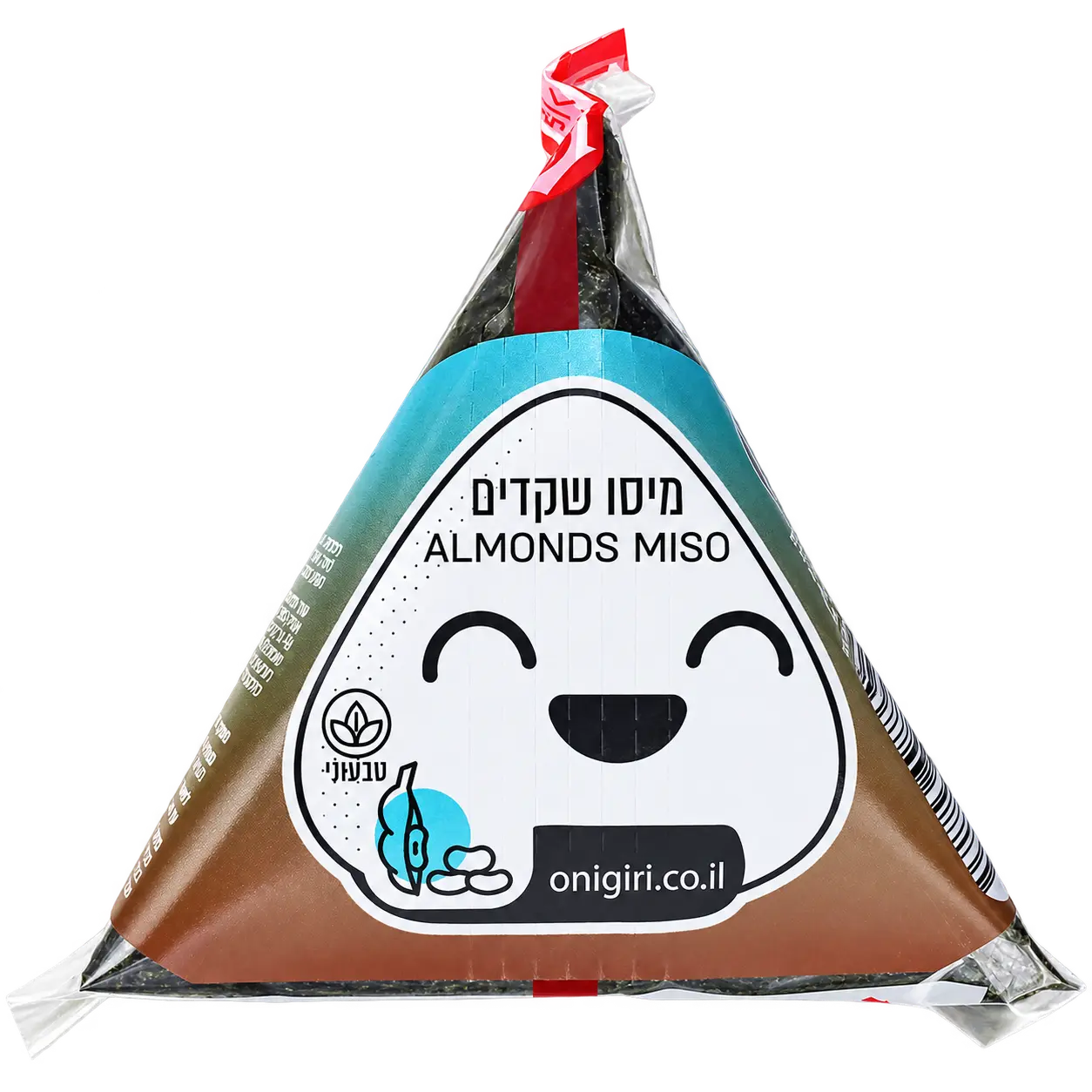 אוניגירי במילוי מיסו ושקדים – אוניגירי נינג׳ה