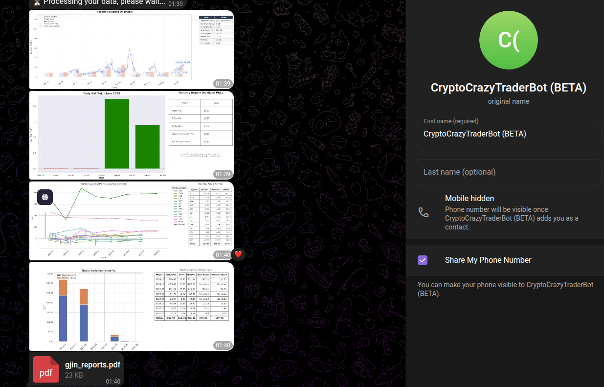 Fintech Bot (Telegram)