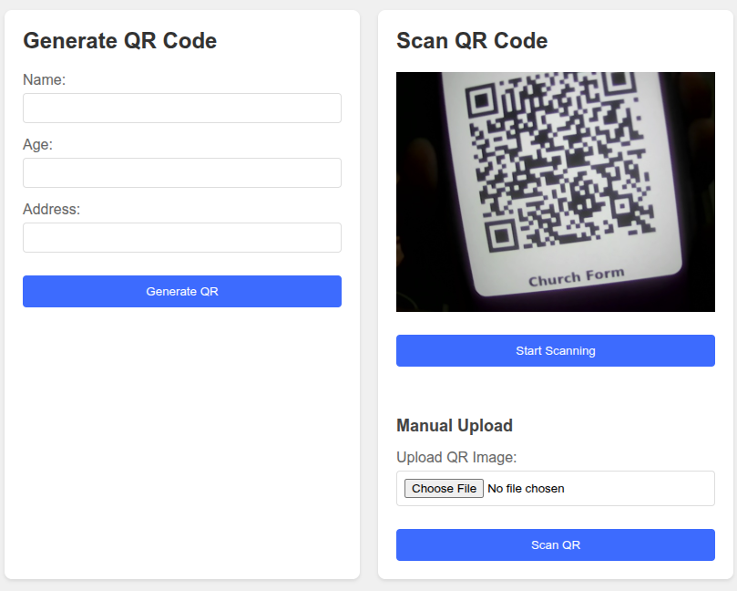 QR-Based Attendance System Web-App