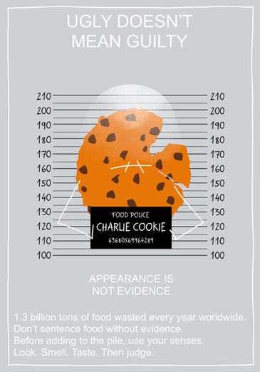 the drawing of a cookie mugshot