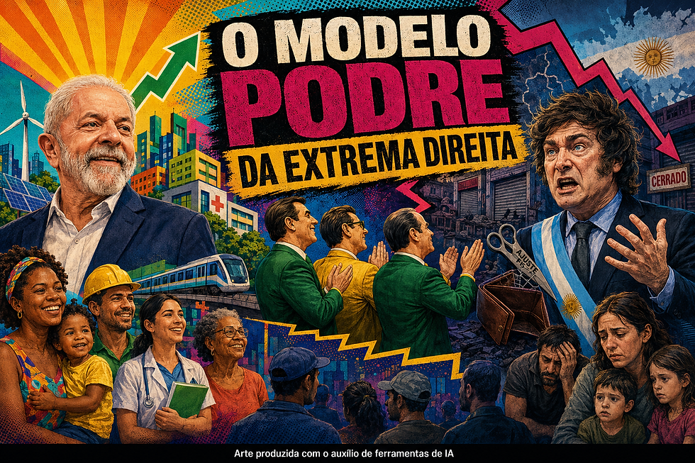 ARTIGO: Milei revela o modelo podre da extrema direita