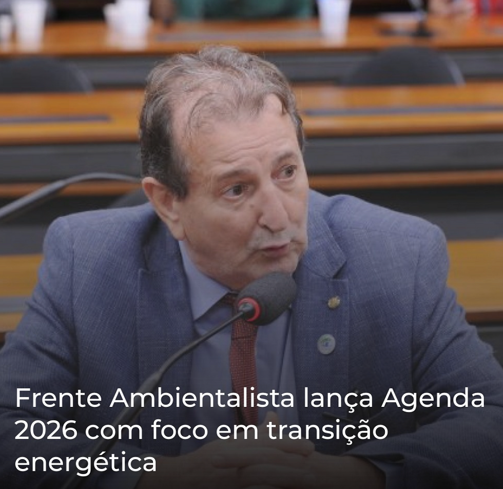 Nilto Tatto é o coordenador da Frente Parlamentar Ambientalista