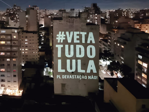 População se manifesta contrária ao PL da Devastação e pressiona o presidente por vetos