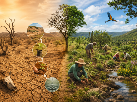 Desertificação afeta o ambiente natural, a produção de alimentos, a economia local e permanência das populações nos territórios