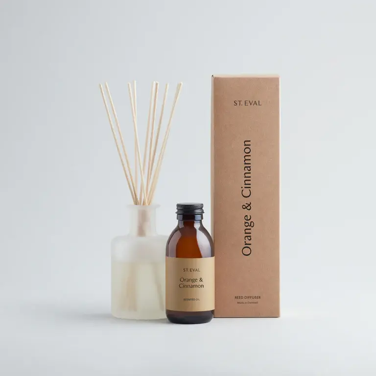 St Eval Orange & Cinnamon Reed Diffuser
