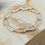 Thumbnail: Jess and Lou Linked Heart Stretch Bracelet