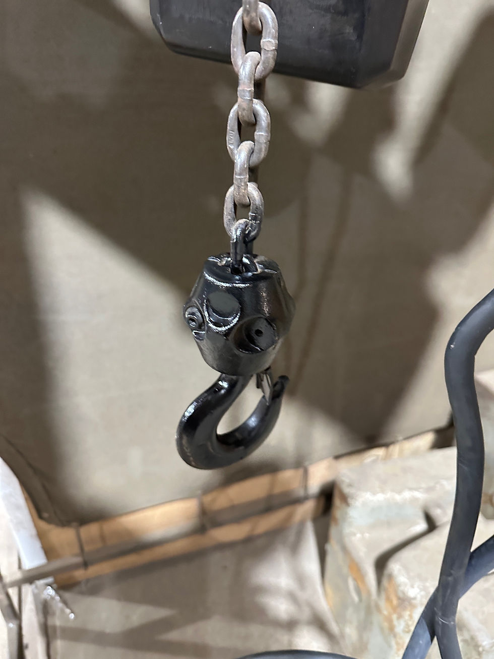 Thumbnail: Coffing 1 Ton Electric Chain Hoist w/ Motorized Trolleym, 15 FT Lift, 460-3-60V