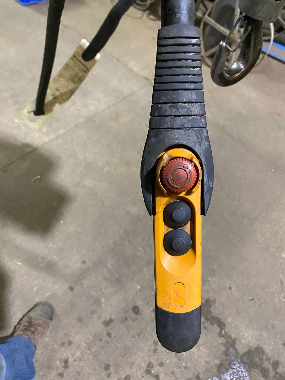 Thumbnail: Demag 1100 LB Electric Chain Hoist, Model: DC-COM-5-500, 15 FT Lift, 460V